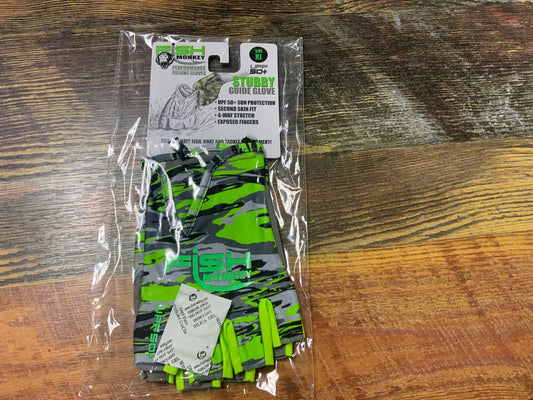 Fish Monkey Stubby Gloves - XL - Camo