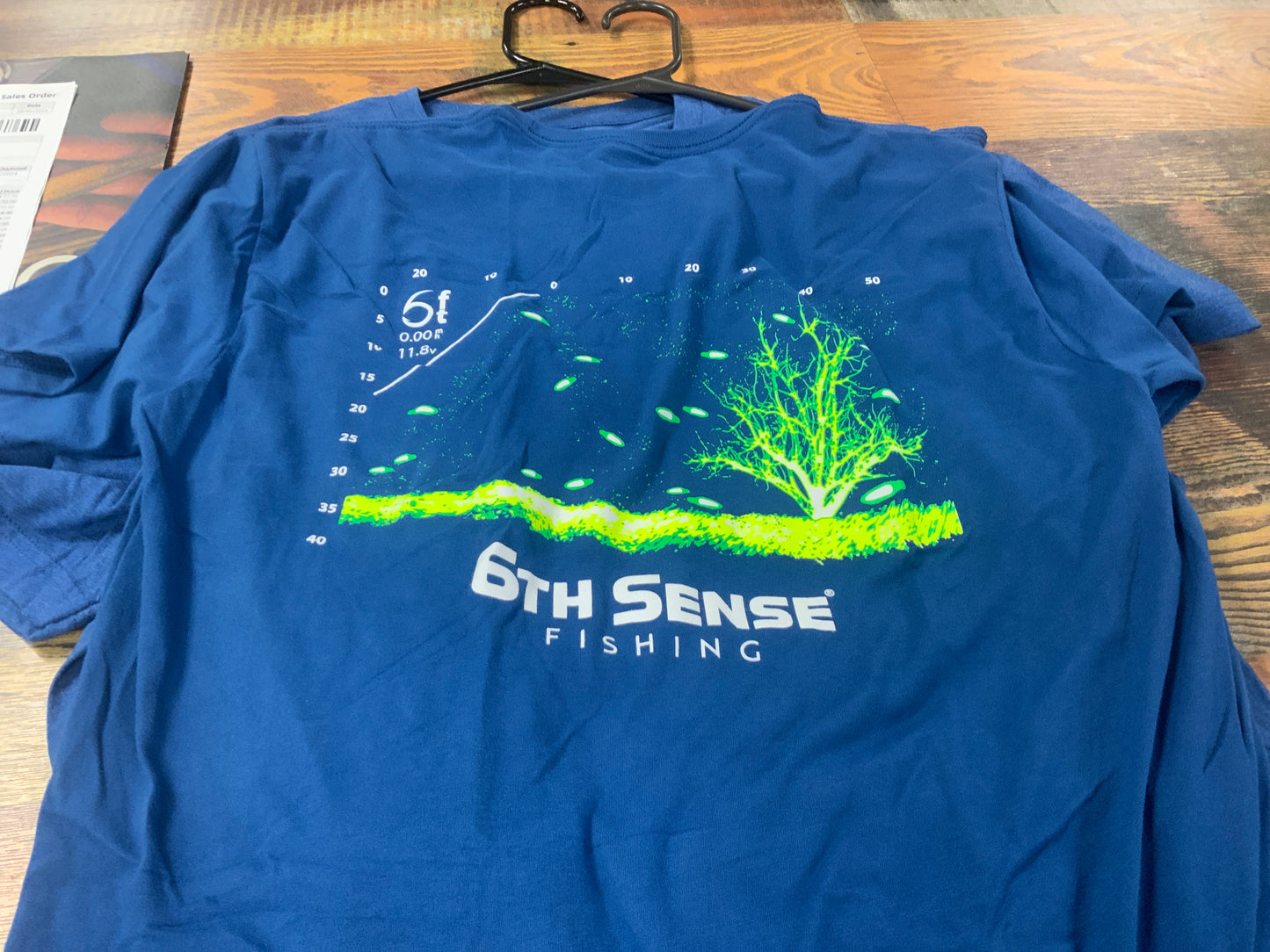 6th Sense T Shirt Sonar Gaming Cool Blue