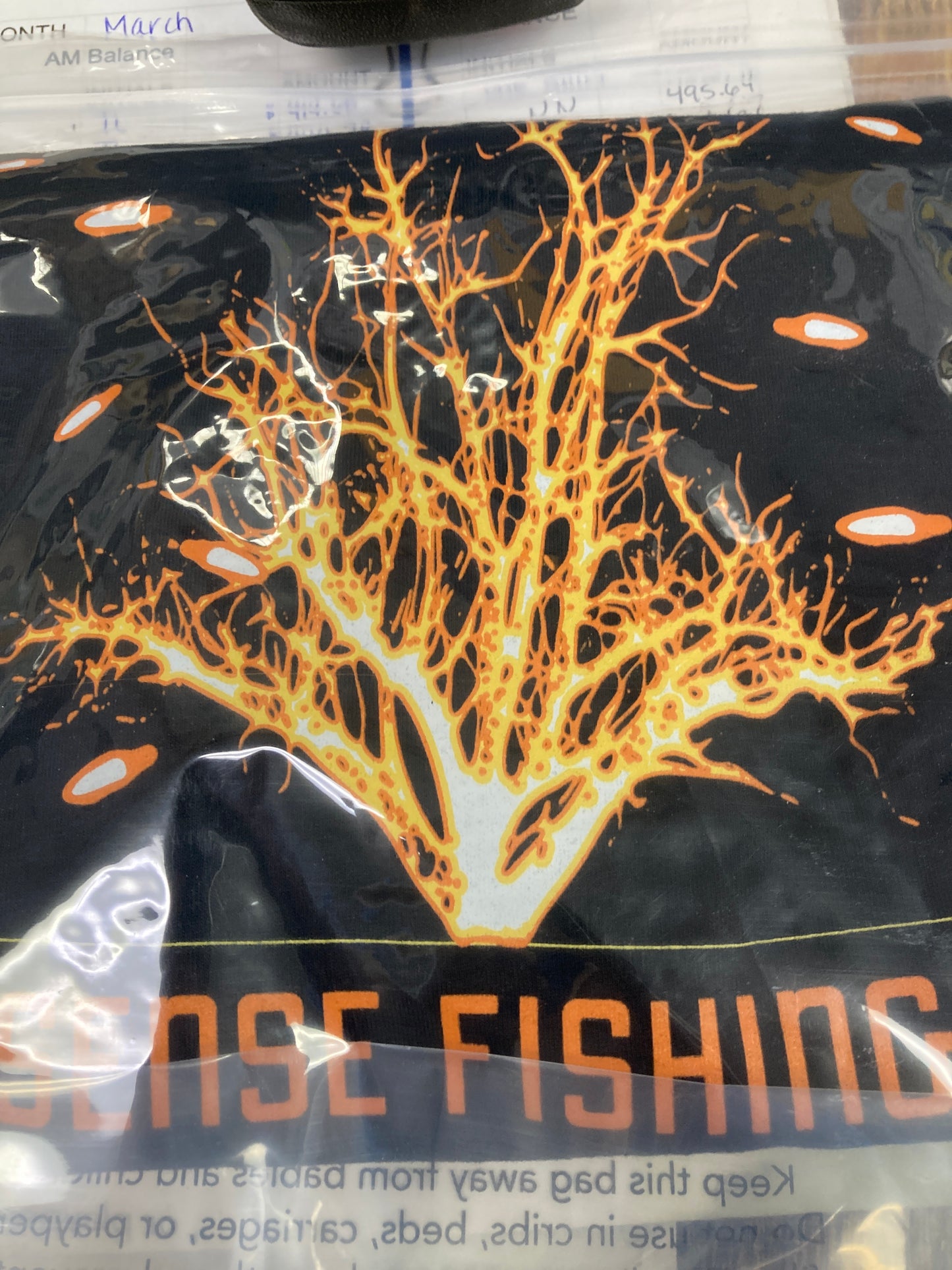 6th Sense Sonar Strike Tee Black Orange