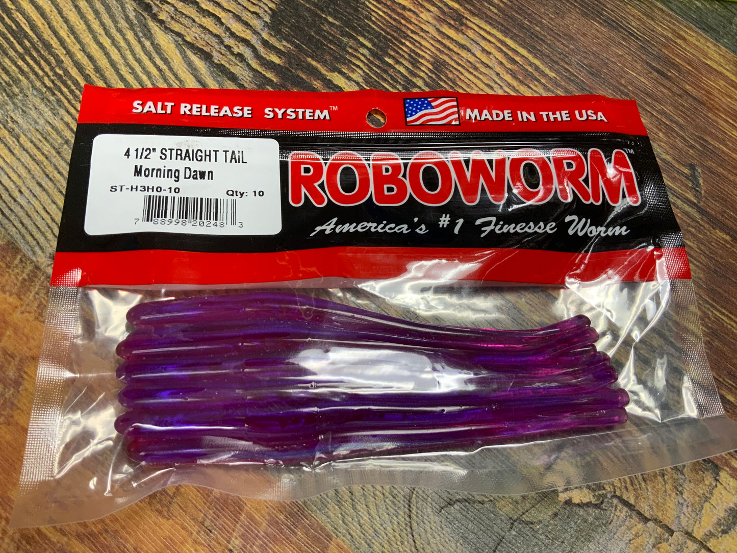 Roboworm Straight Tail 4.5” Morning Dawn