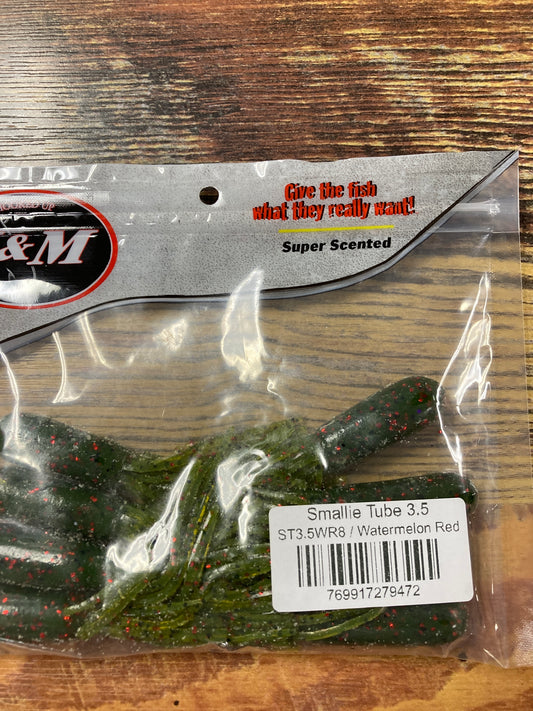 V&M Smallie Tube 3.5" Watermelon Red