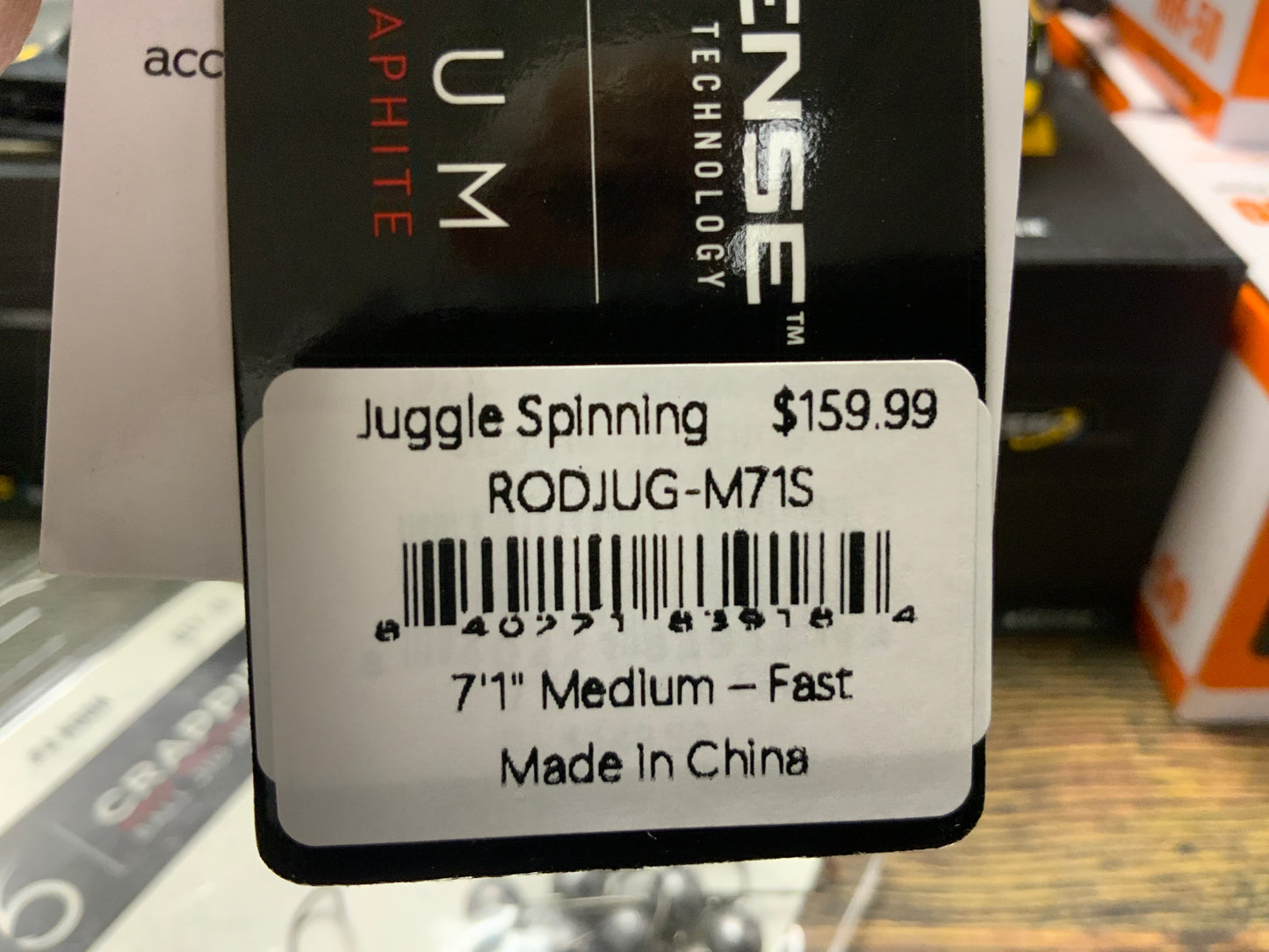 6th Sense Juggle Spinning Rod 7'1" Med Fast