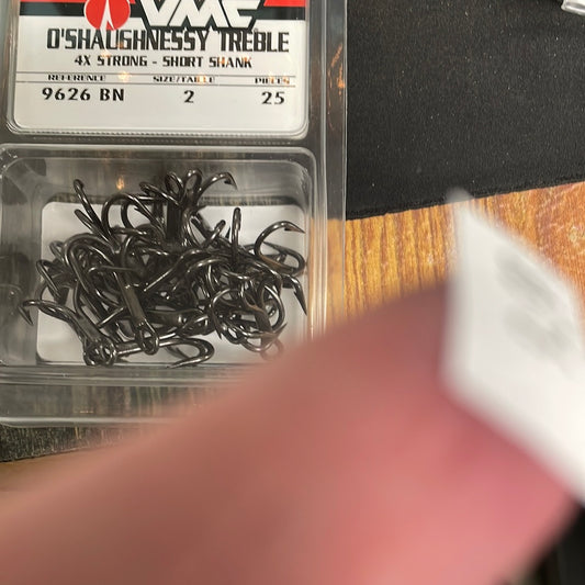 VMC O'Shaugnessy Treble Hook Sz 2