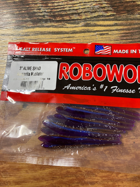ROBOWORM ALIVE SHAD 3” MM III
