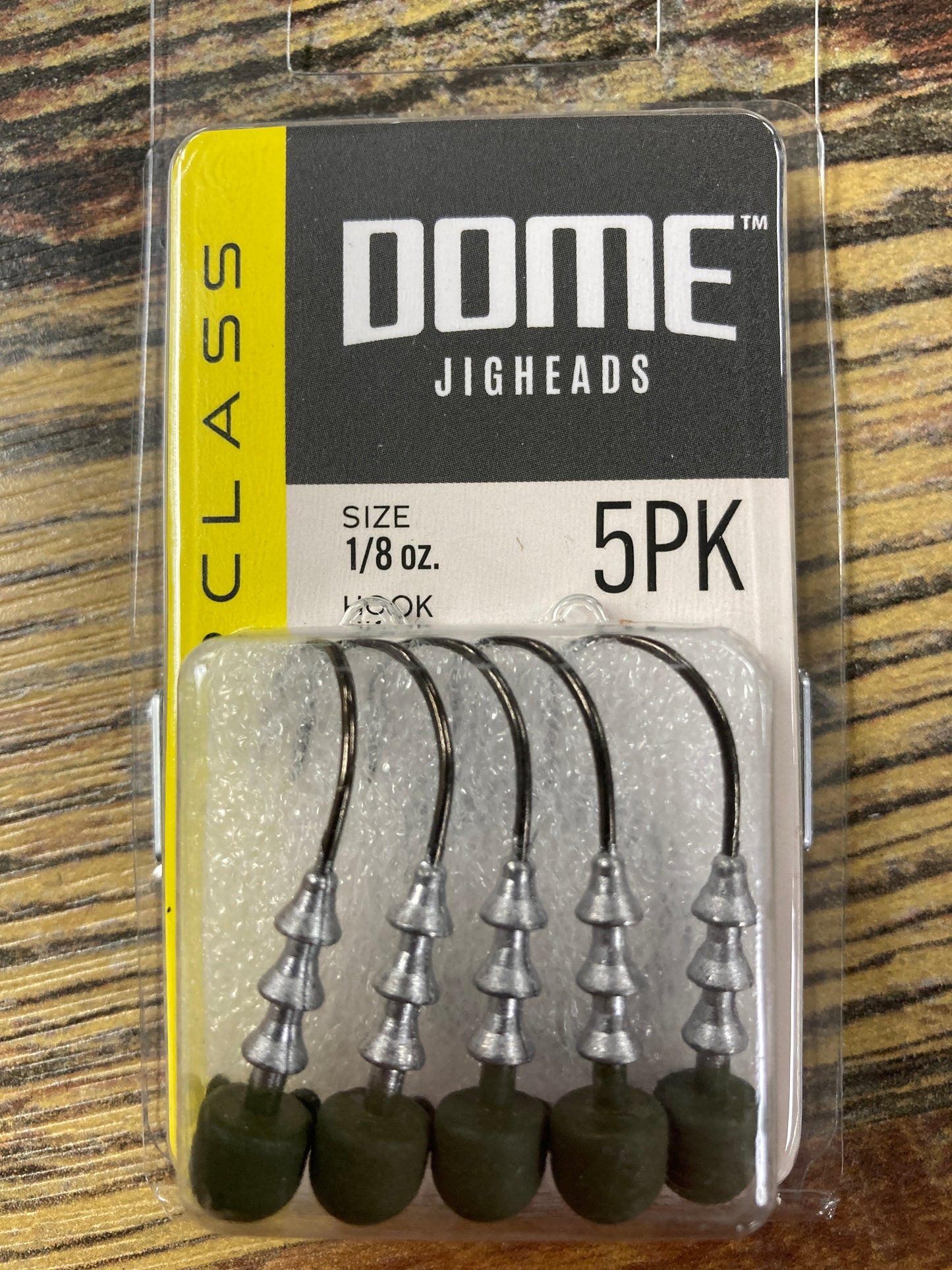 Dome Jigheads 1/8 oz. Matte Green Pumpkin