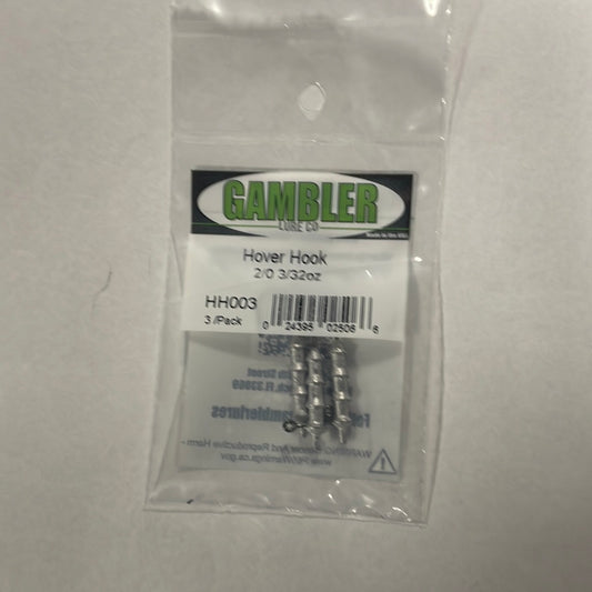 Gambler Hover Hook 3/32 oz. 2/0