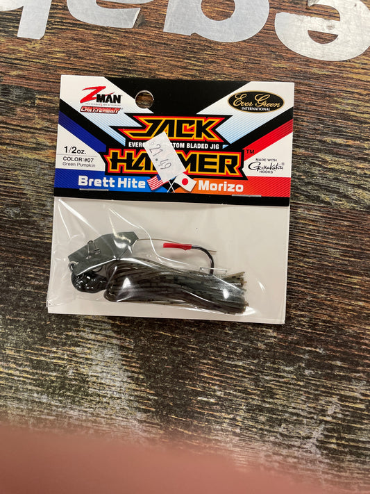 ZMan Jack Hammer 1/2oz Green pumpkin