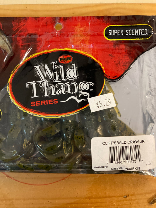 V&M Cliffs Wild Craw Jr. - Green Pumpkin