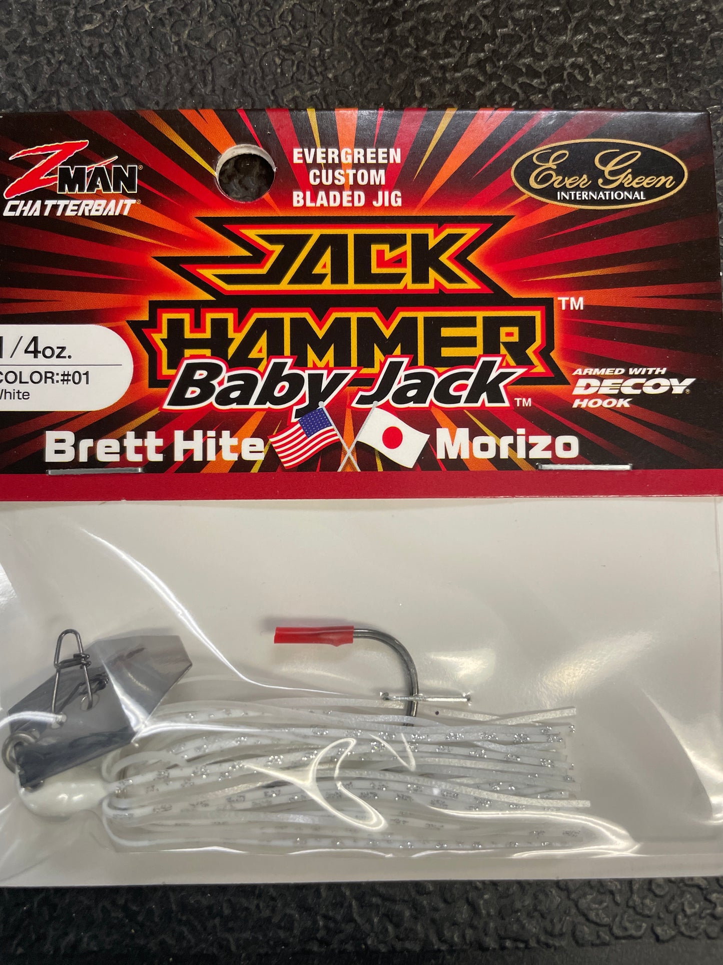 Z Man Jack Hammer Baby Jack 1/4 oz. White