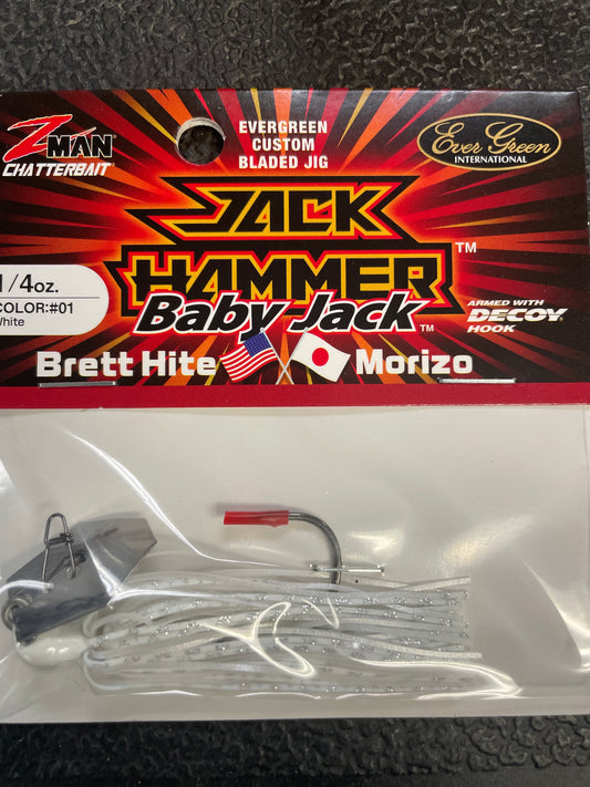 Z Man Jack Hammer Baby Jack 1/4 oz. White