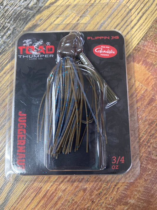 Toad Thumper Juggernaut Jig 3/4 oz. Blue Craw