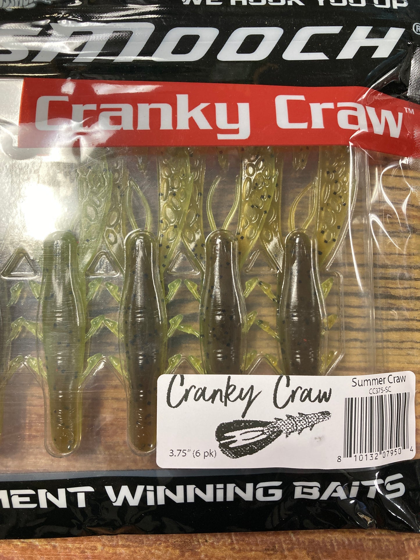 Bassmooch Cranky Craw 3.75” Summer Craw