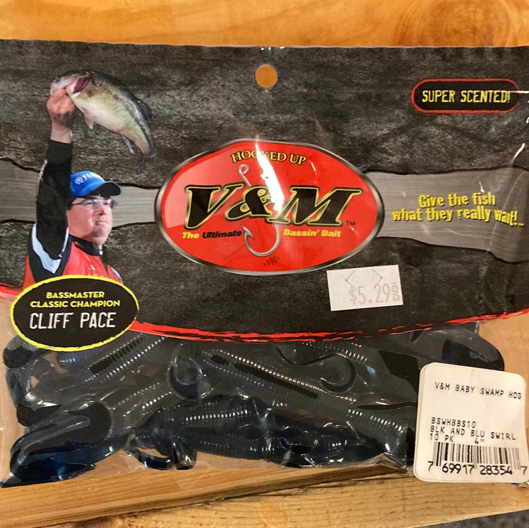 V&M Baby Swamp Hog - Black Blue Swirl