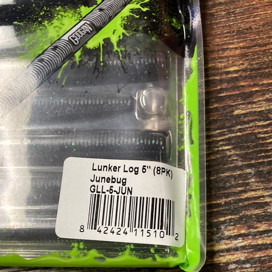 Googan Lunker Log 5” Junebug