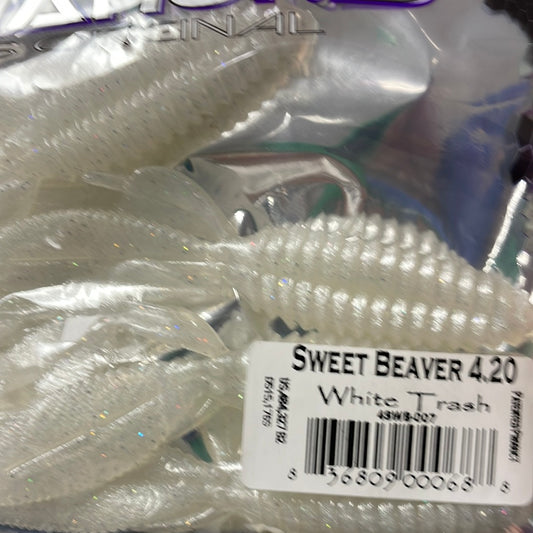 Reaction Innovations Sweet Beaver 4.20 White Trash
