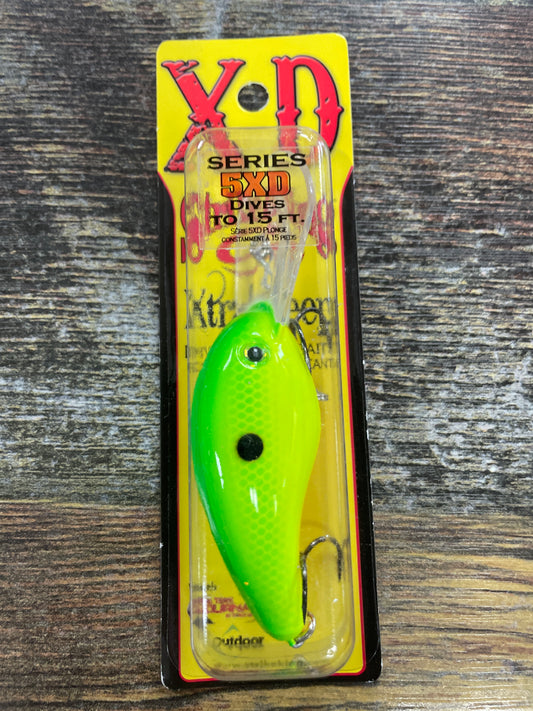 Strike King Pro Model 5 XD Green Back Chartreuse