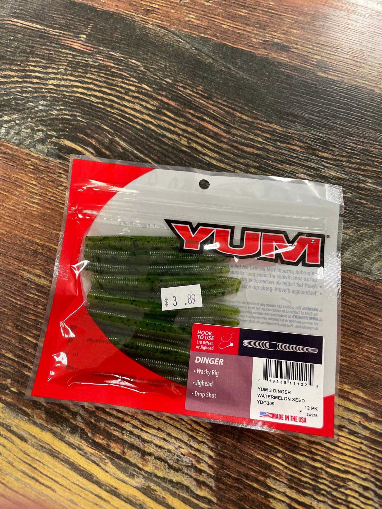 Yum Dinger 3" Watermelon Seed