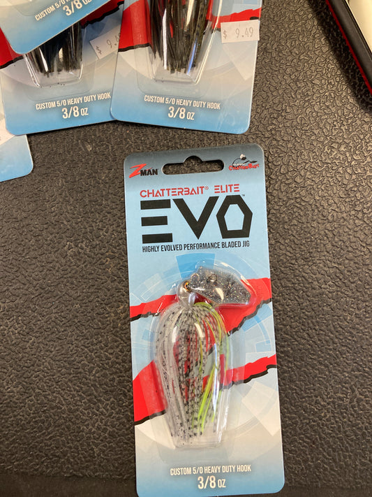 Z Man Chatterbait EVO 3/8 oz 5/0 Glitter Bomb