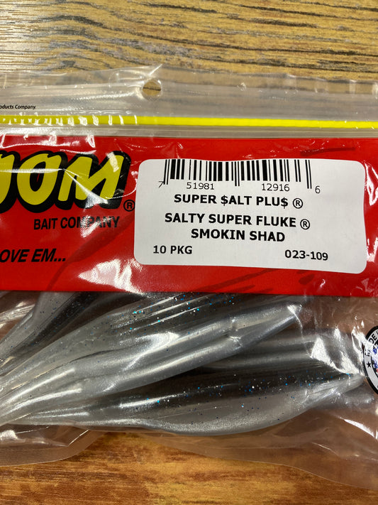 Zoom Super Fluke - Smokin Shad