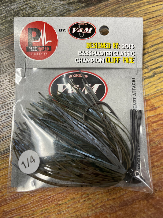 V&M Pulse Swim Jig 1/4 oz Magic Craw