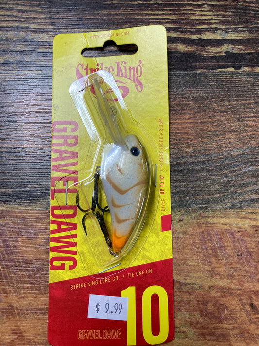 Strike King Gravel Dog 10 - Bone Craw