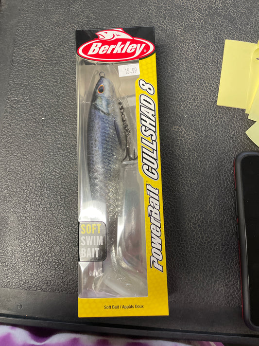 Berkley Cullshad 8" Ghost Gizzard