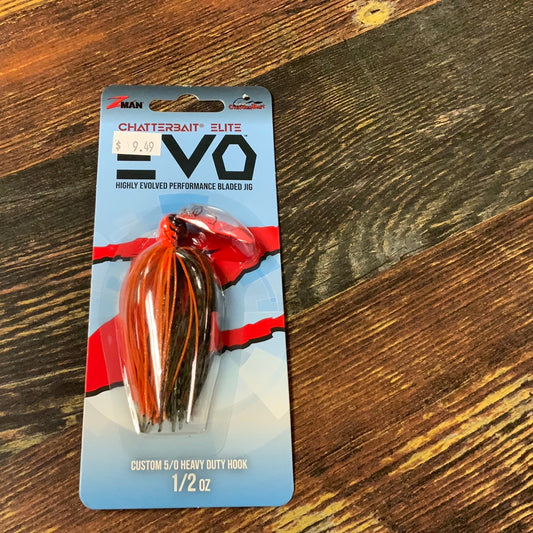 Z Man EVO Chatterbait 1/2 oz. 5/0 Lave Craw