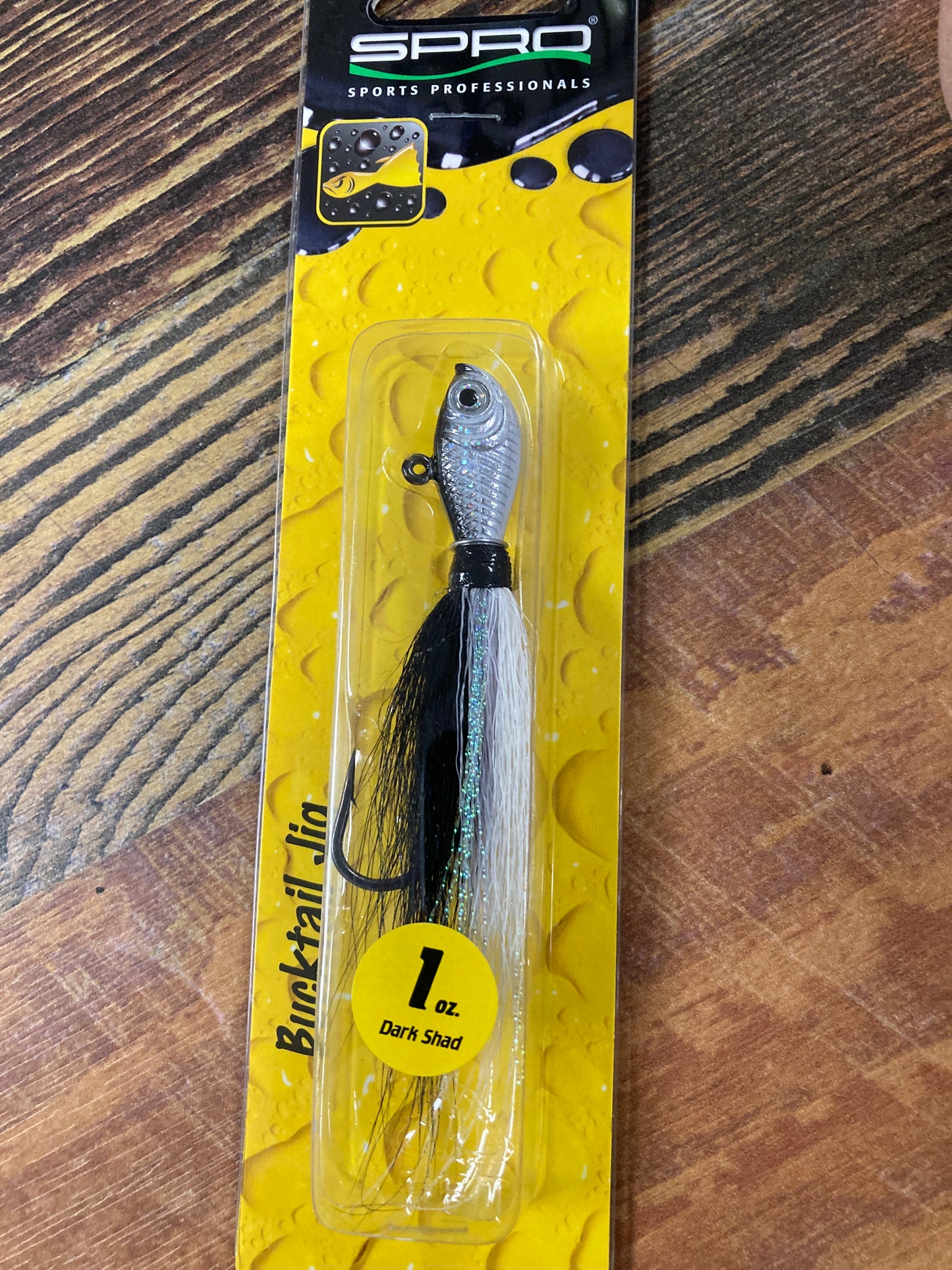 SPRO Bucktail Jig 1 oz. Dark Shad