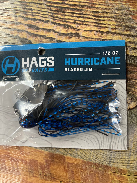 Hags Baits Hurricane 1/2 oz. Black/Blue