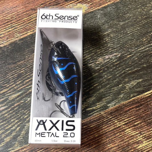 6th Sense Axis Metal 2.0 - 1/2 oz. Black N Blue Craw