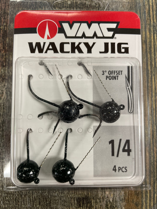 VMC Wacky Weedless Jig 1/4 oz. Black