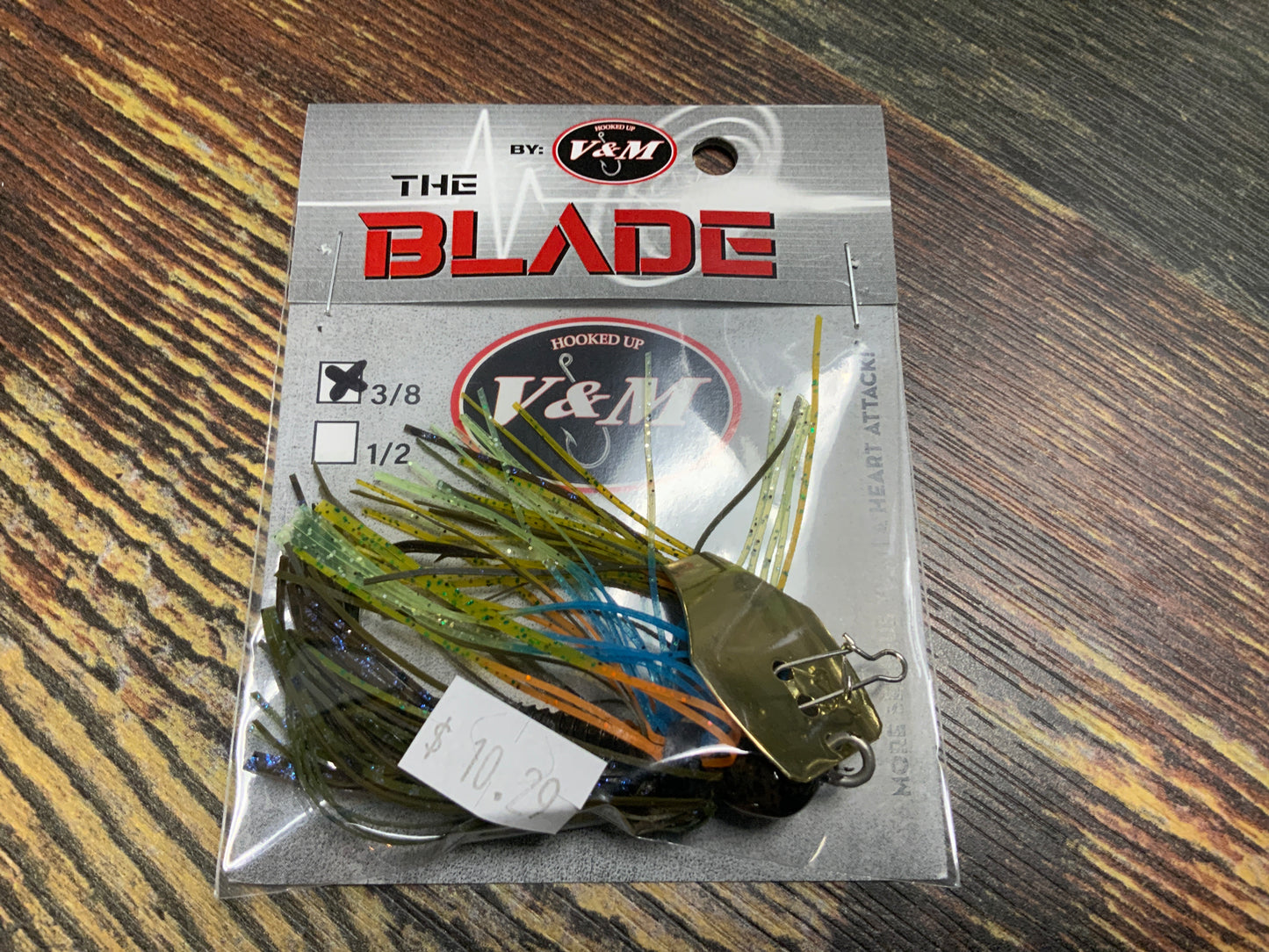V&M The Blade Jig 3/8 oz. Cajun Bluegill