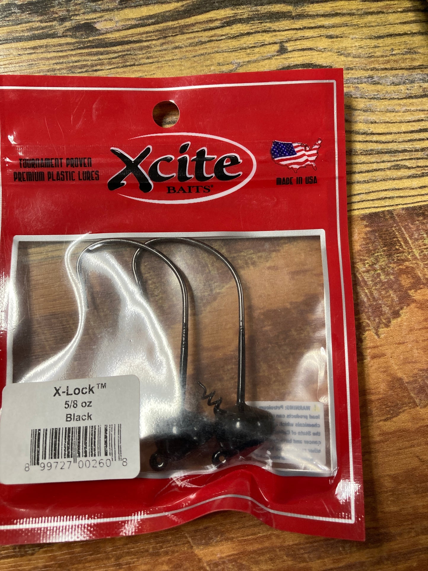 Xcite X Lock 5/8 oz. 6/0 Black