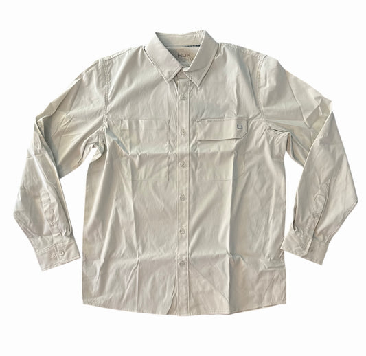 HUK Icon LS Shirt Large