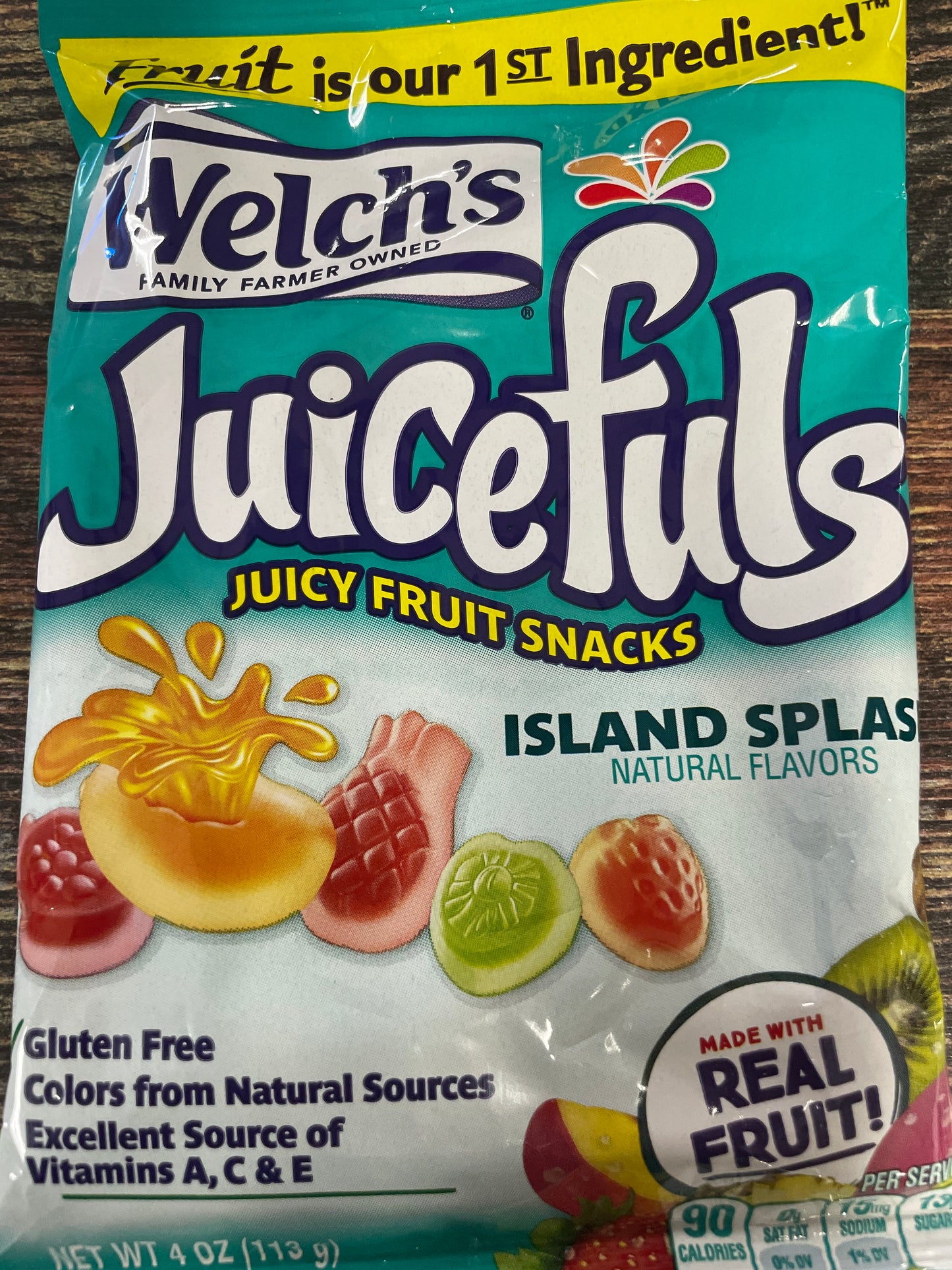 Welch’s Juicy Fruit Snacks Island Splash 4oz