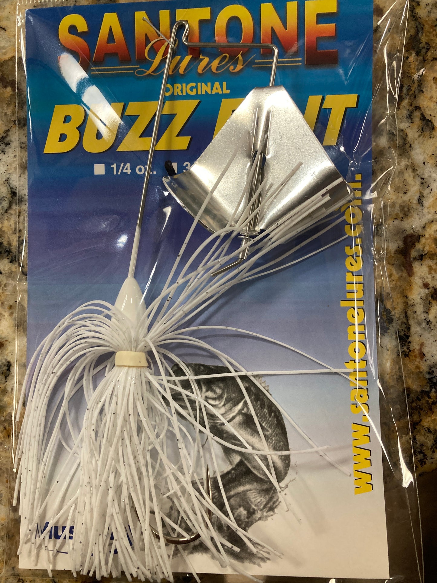 Santone Buzz Bait 3/8 oz. White