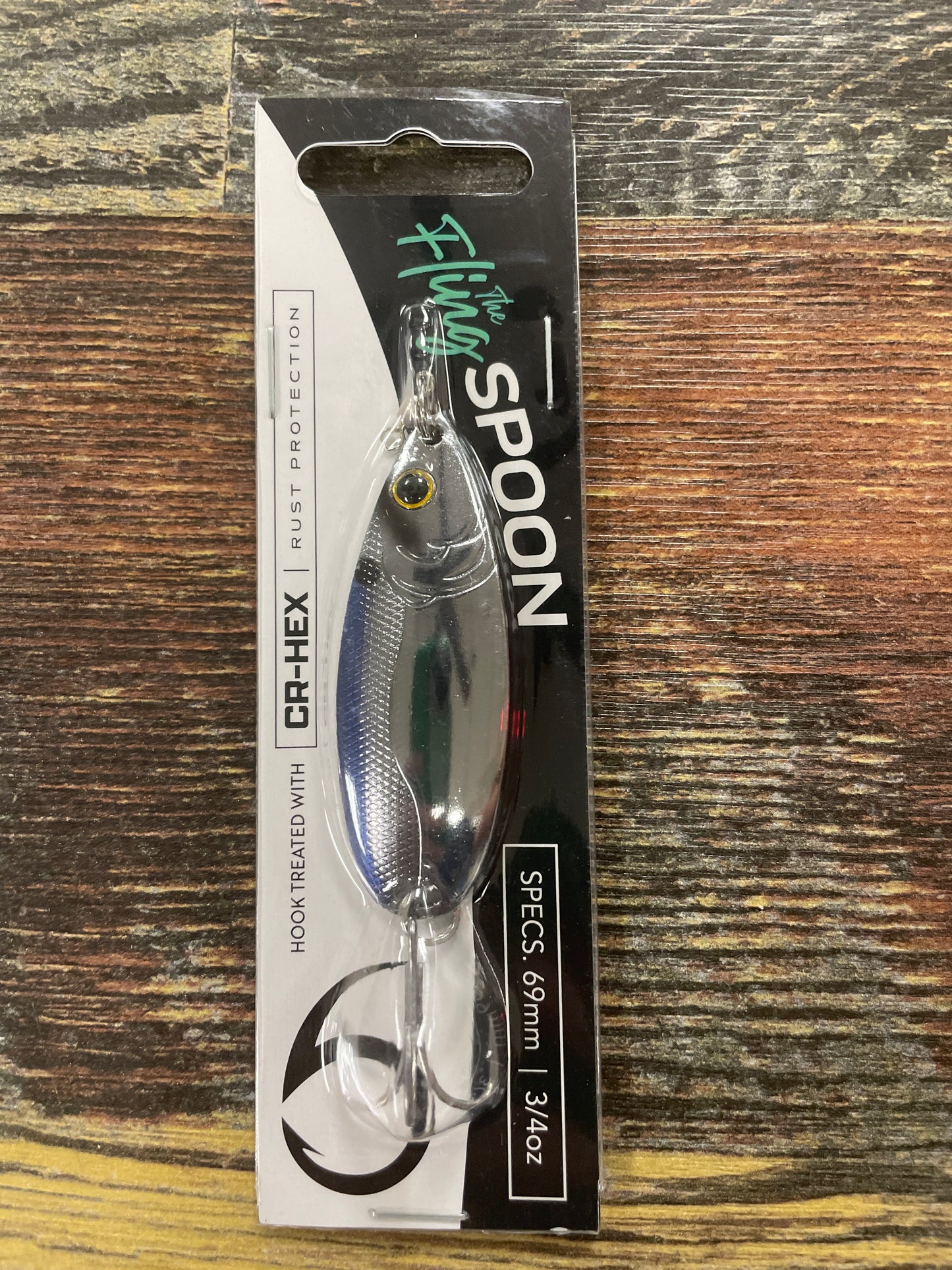 6th Sense Fling Spoon 3/4 oz. Menhaden Shad