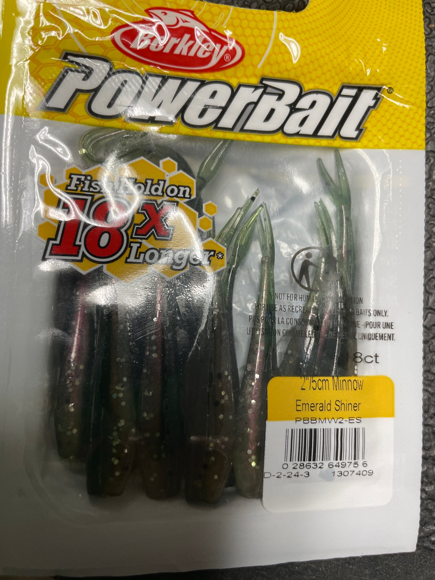 Berkley Powerbait Minnow 2” Emerald Shiner