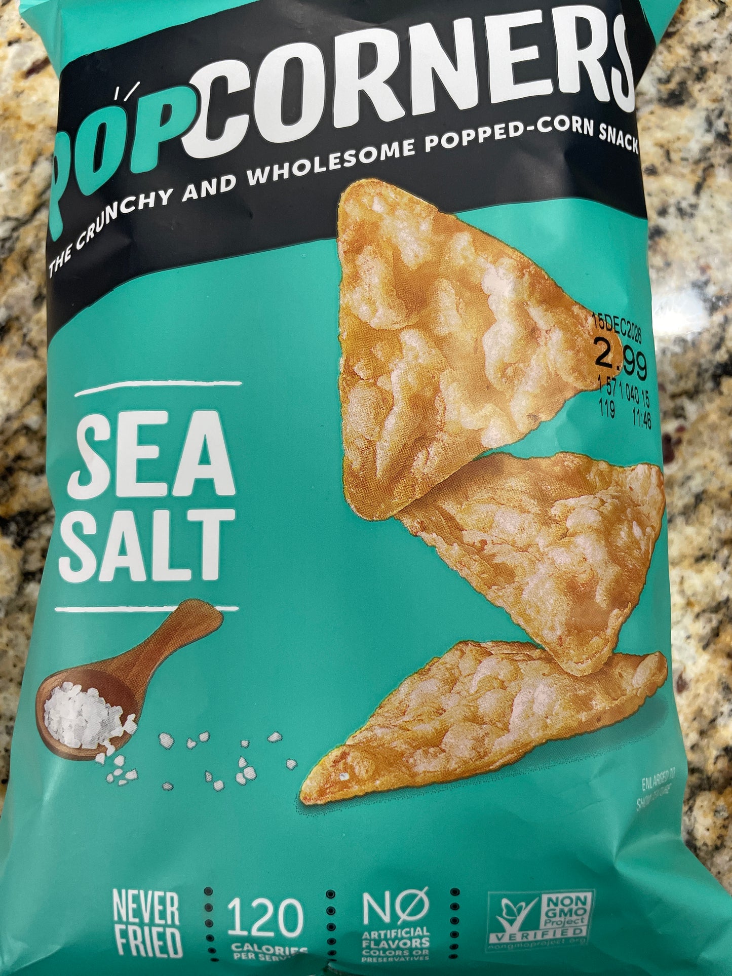 Pop Corners Sea Salt 3oz