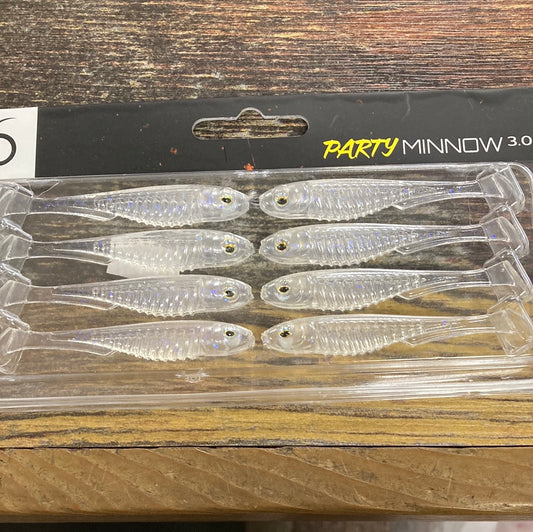 6th Sense Party Minnow 3.0" Ghost Ice