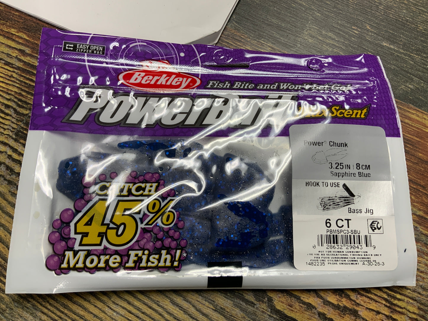 Berkley Power Chunk 3.25" Sapphire Blue