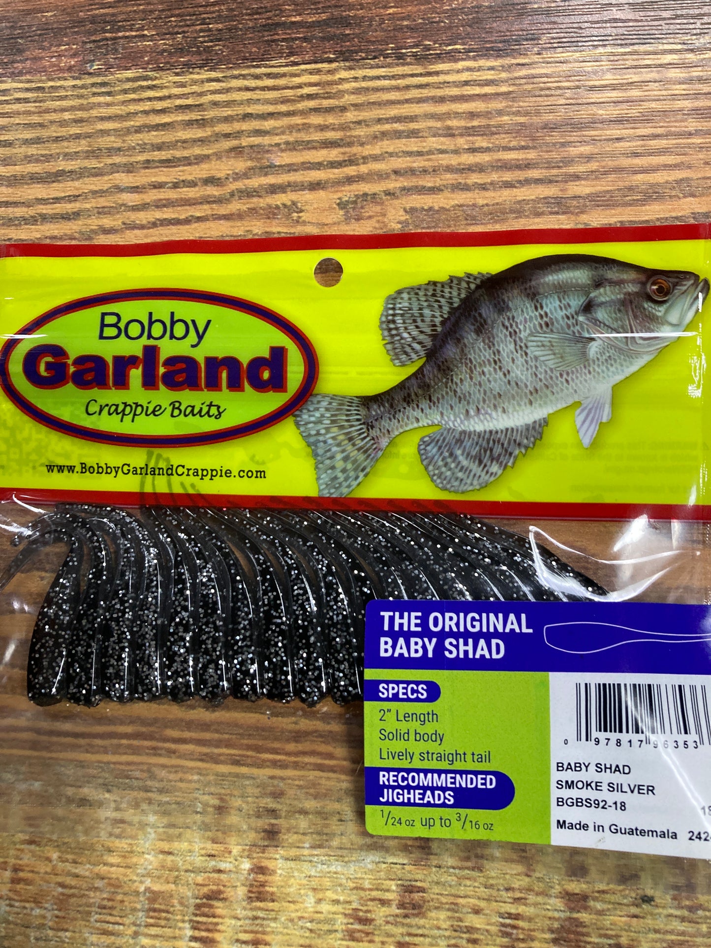 Bobby Garland Baby Shad Smoke Silver