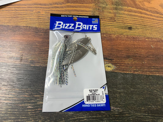 Bizz Baits Dbl Willow 1/2 oz. Electric Blue