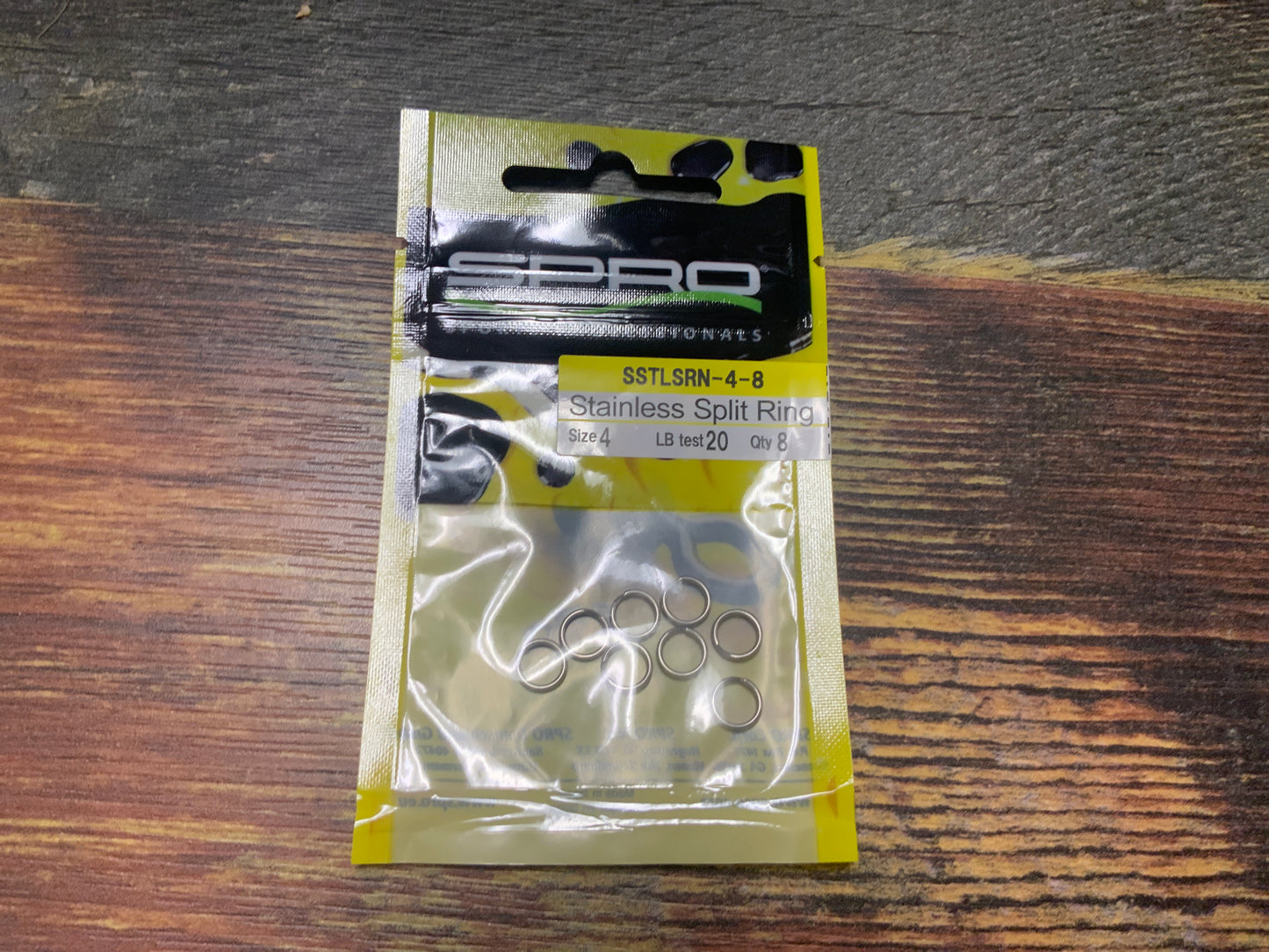 Spro Split Ring 20 LB #4 Stainless