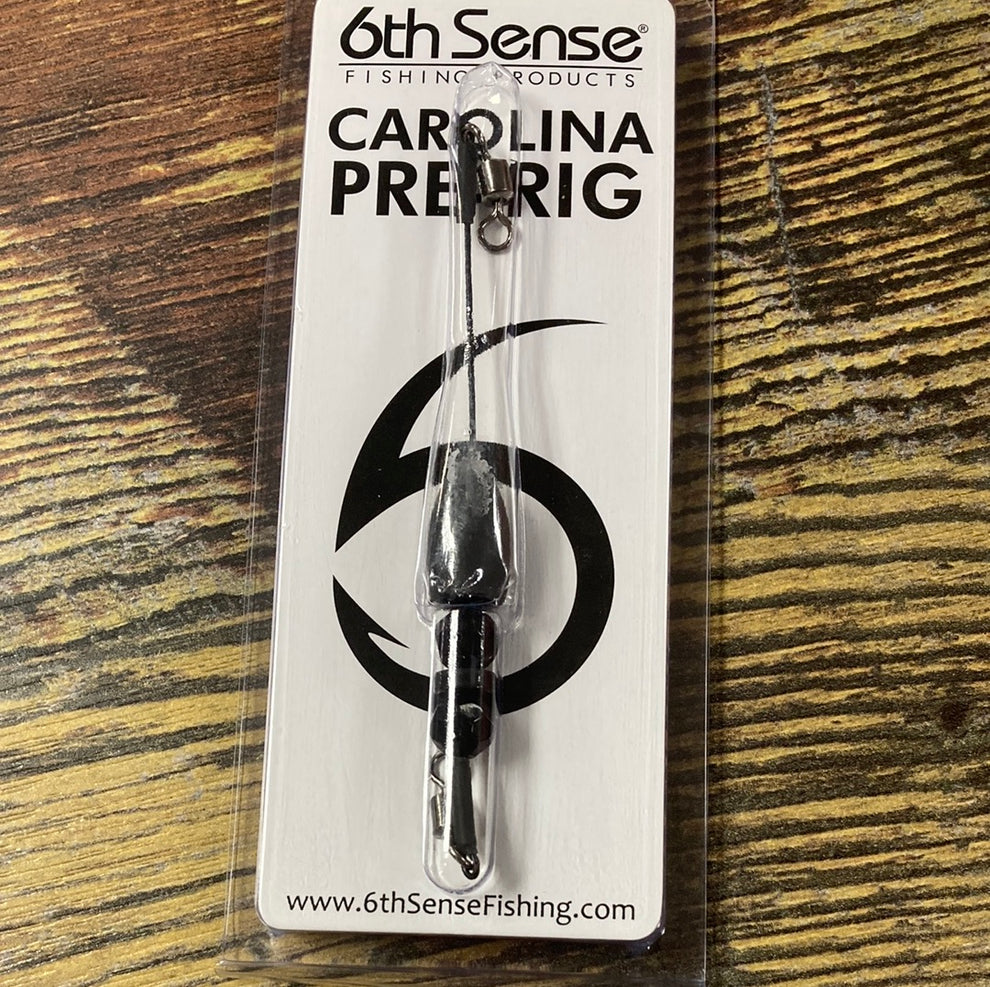 6th Sense Carolina Pre Rig 3/4 oz. Black – Lake Fork Resort