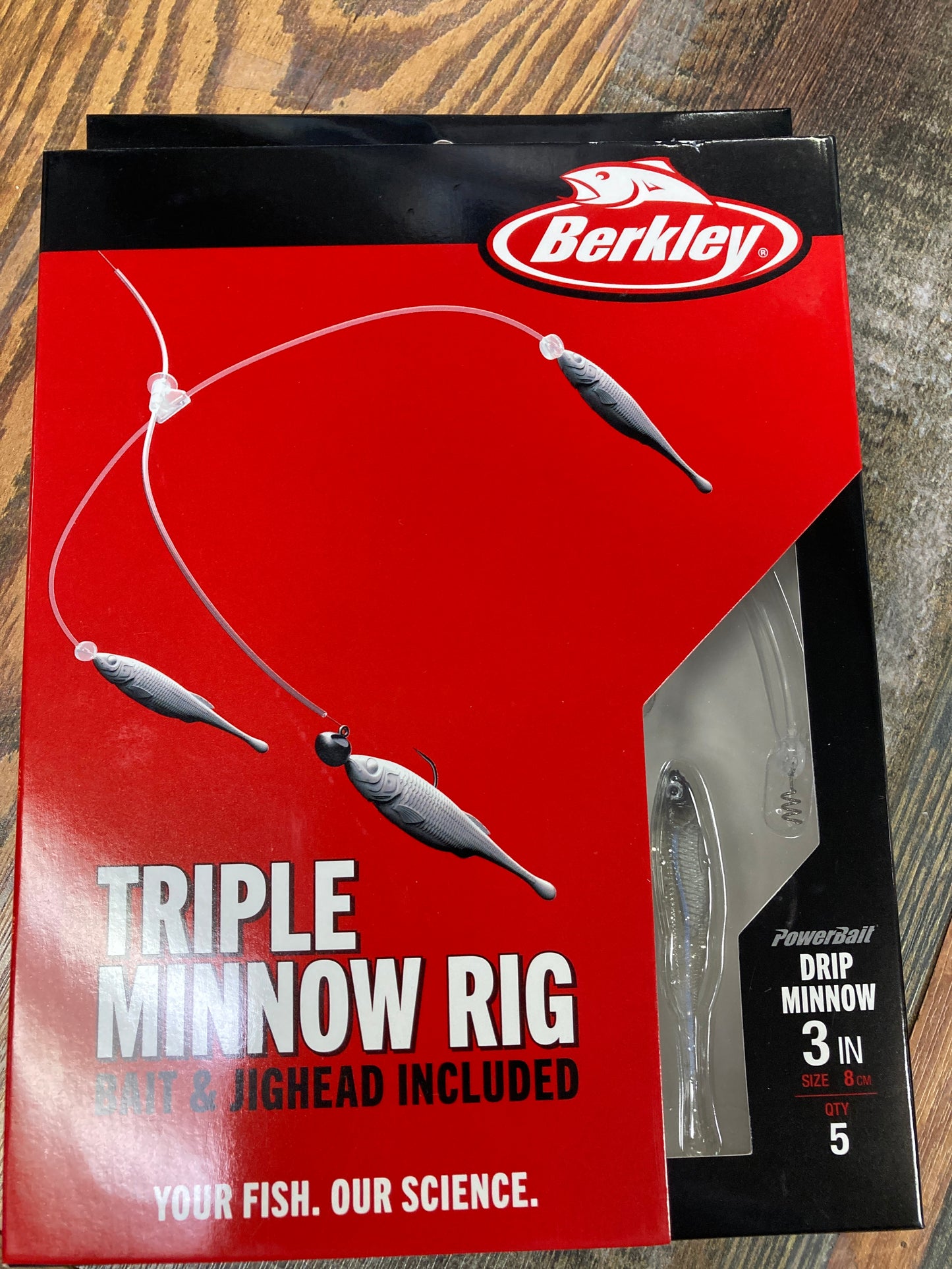 Berkley Triple Minnow Rig Kit 3" Blue Liner