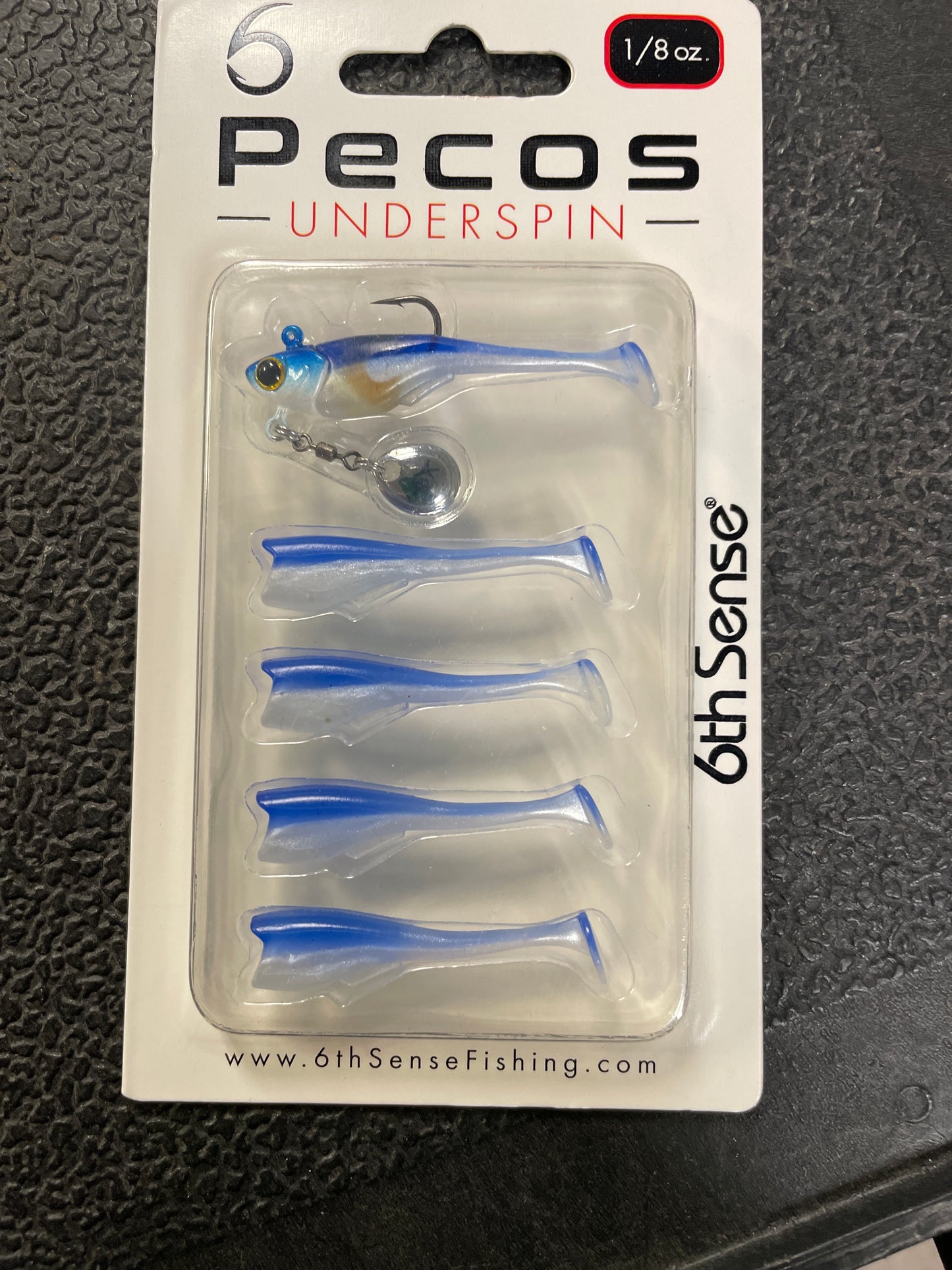 6th Sense Pecos Underspin 1/8 oz. Royal Minnow