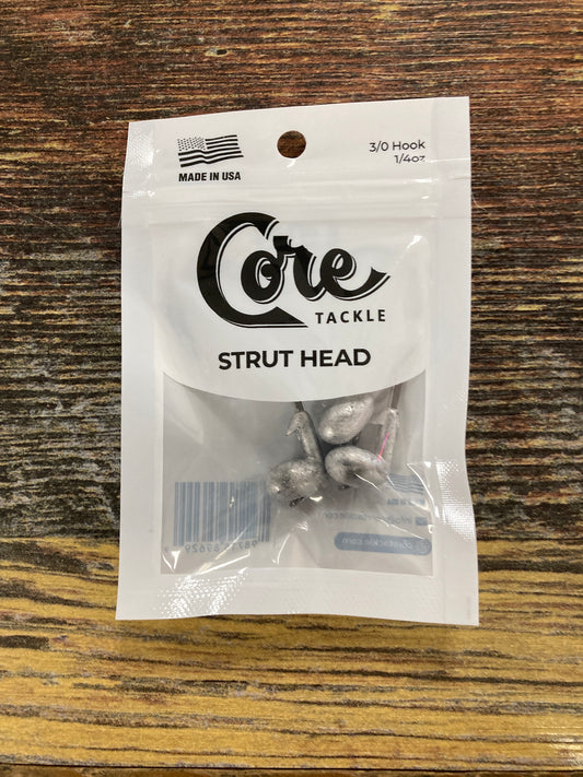 Core Tackle Strut Head 1/4 oz. 3/0