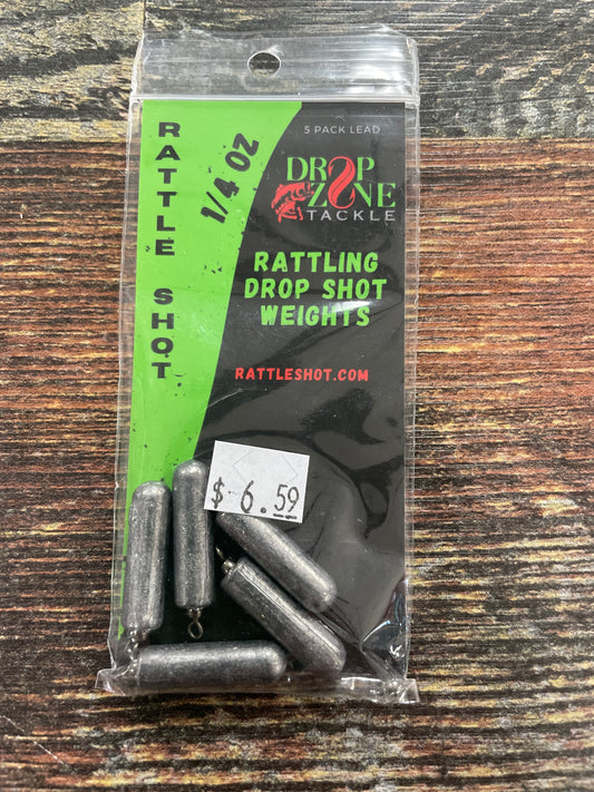 Drop Zone Rattling Drop Shot Tie Swivel 1/4 oz.