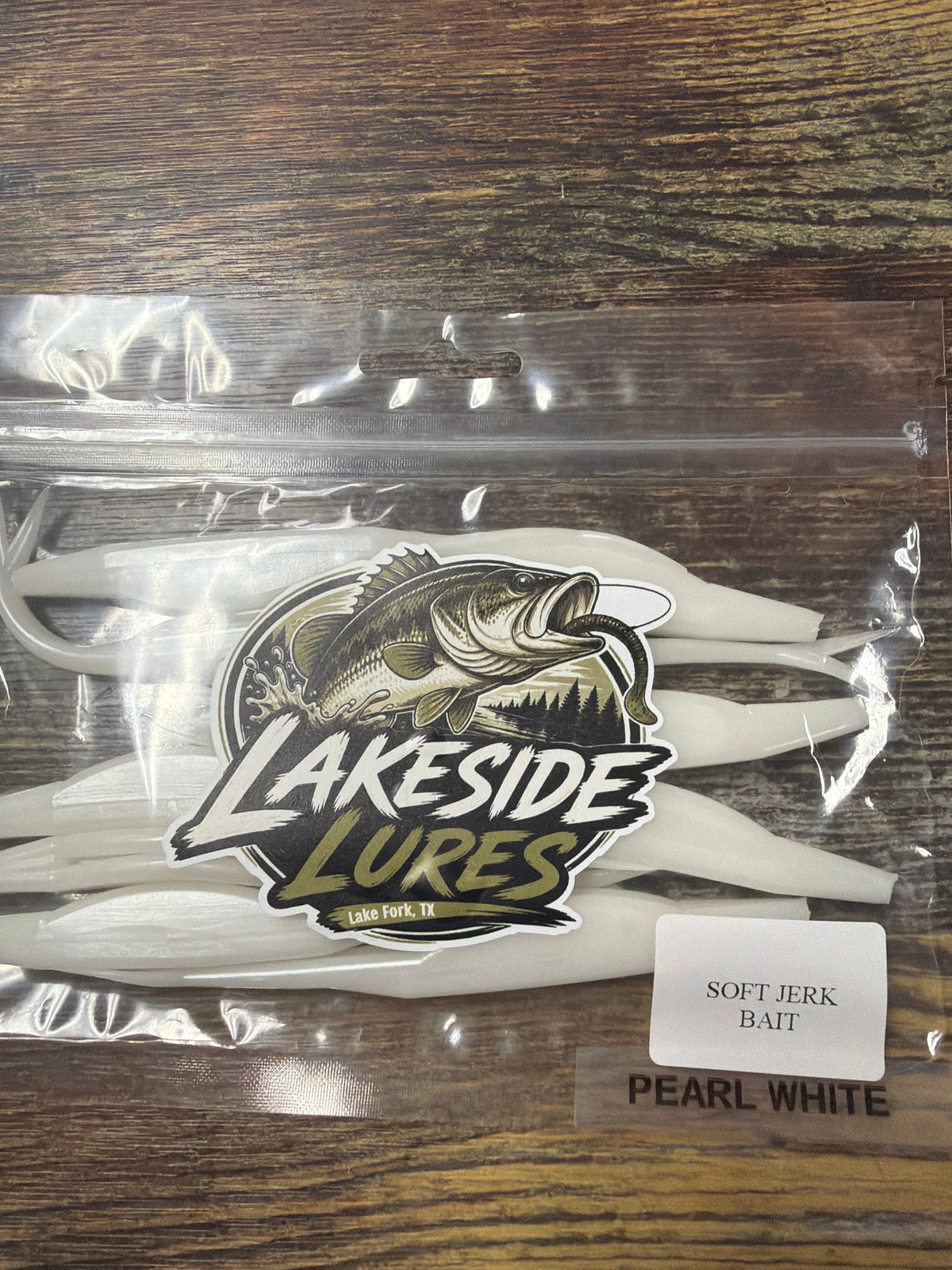 Lakeside Lures Soft Jerk Bait Pearl White